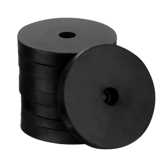 Uxcell 70x12x10mm Vibration Isolation Washer Rubber Damping Feet Pad, Black 8 Pack