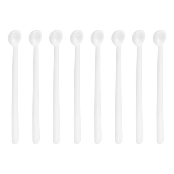 Uxcell 72Pack 150 Milligram Teaspoon Micro Scoops Mini Measuring Spoons, White