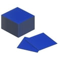 thumbnail image 1 of Uxcell 72Pack 2 x 2 Inch Mosaic Mirror Tiles, Large Blue Self-Adhesive Glass Stickers, 1 of 6