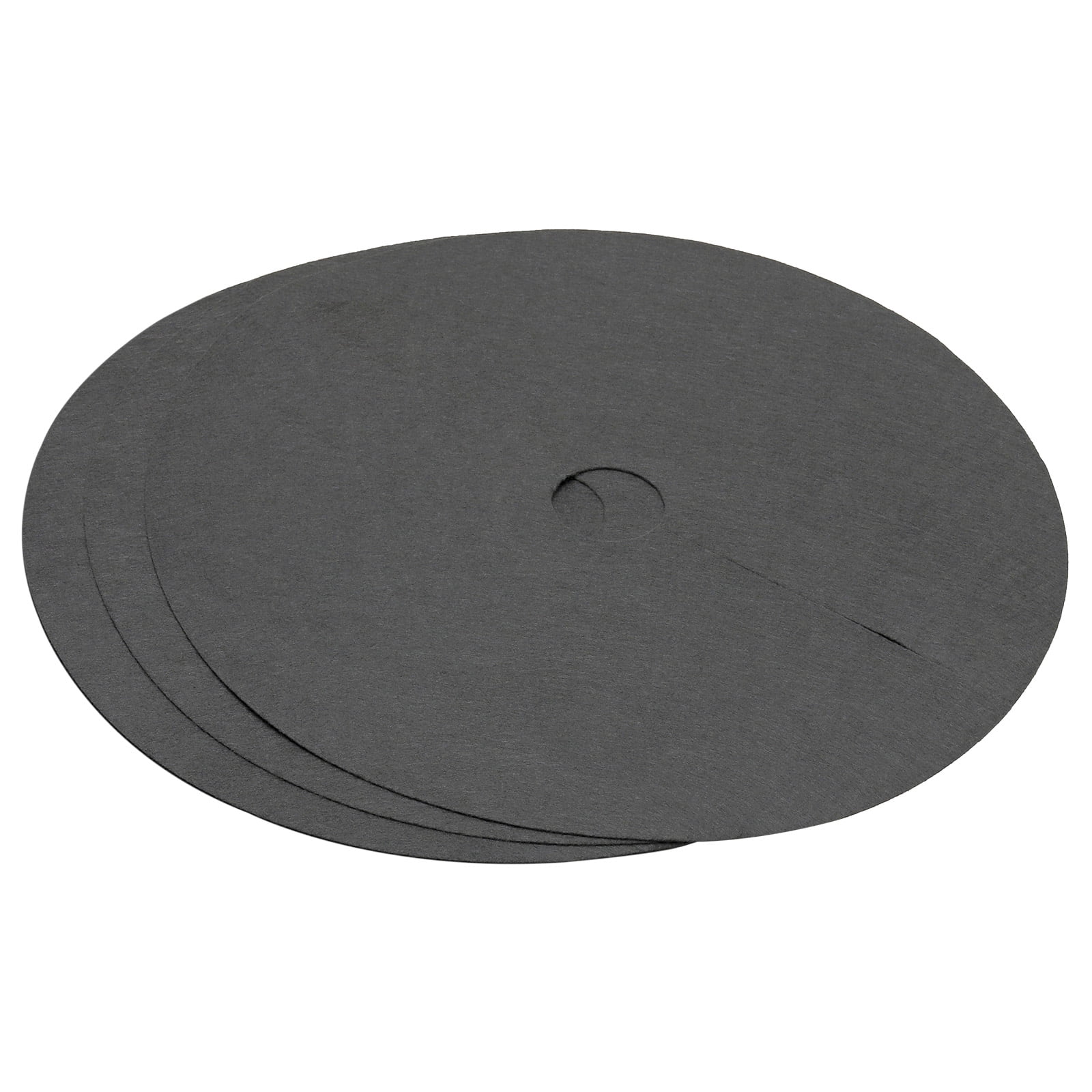 Uxcell 72cm Tree Mulch Ring Nonwoven Tree Protector Mat Plant Cover Black 3 Pack