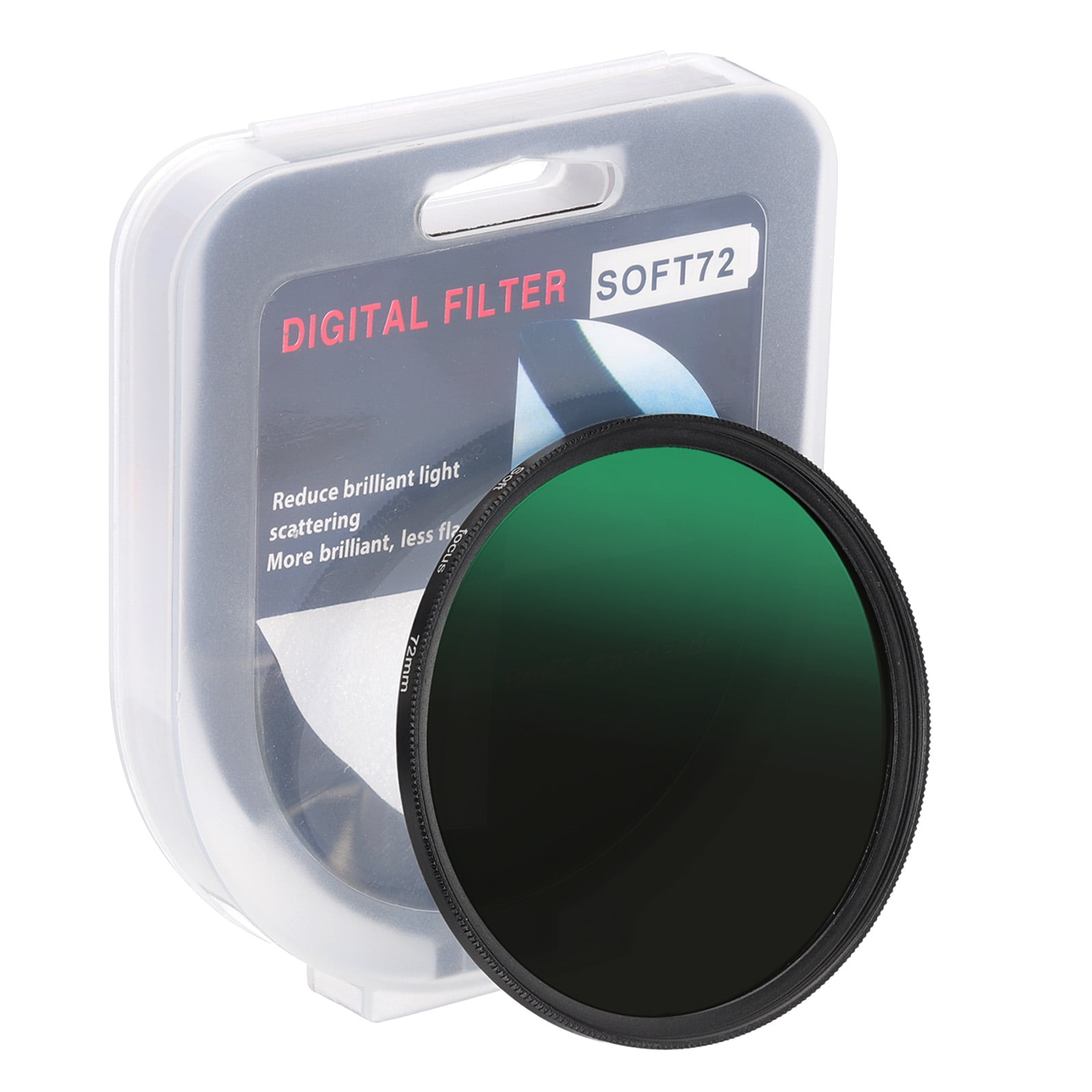 Uxcell 72mm Mist Filter, Soft Diffusion Filter Fog Effect Camera Lens ...