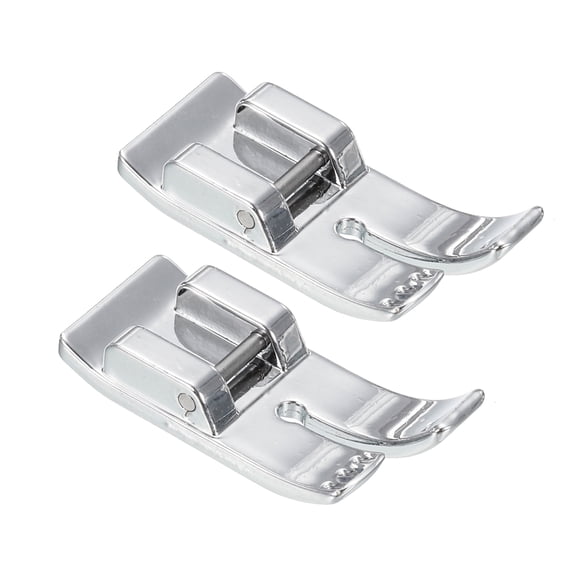 Uxcell 7304 1/4 Inch Straight Stitch Sewing Machine Presser Foot, 2 Pack