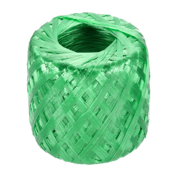 Uxcell 738ft Polyester Nylon Plastic Rope Twine, 30mm/1.2 Inch Household Packing Bundled for Gardening Craft Carrying, Green