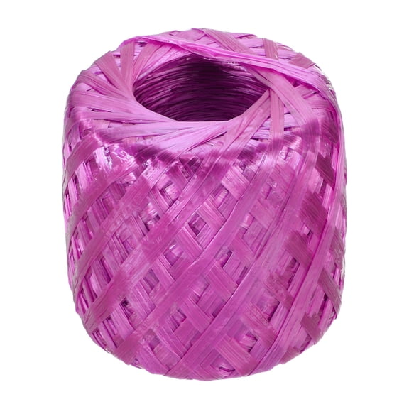 Uxcell 738ft Polyester Nylon Plastic Rope Twine, 30mm/1.2 Inch Household Packing Bundled for Gardening Craft Carrying, Purple