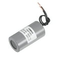 thumbnail image 1 of Uxcell 73x38mm 12uF 250V AC 50/60Hz 2 Wires Cylinder CBB60 Run Capacitor, 1 of 5