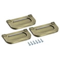 thumbnail image 1 of Uxcell 74x34x5mm Finger Flush Pull Handle Rectangle for Drawer Door Bronze Tone 3 Pack, 1 of 5