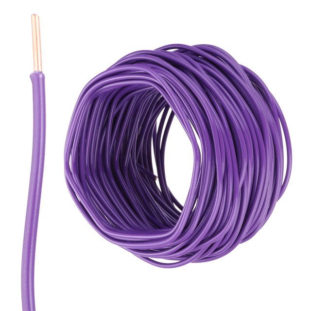 Uxcell 75 Feet Electrical Wire Insulated Solid Copper 12 AWG Hook Up