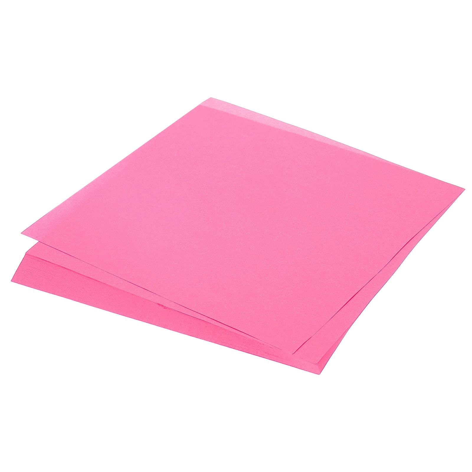 Uxcell 75 Sheets Origami Paper Double Sided 10x10 Inch(25x25cm) 70GSM Origami Paper Square Sheet Easy Fold for Beginners DIY Arts Crafts Projects, Fluorescent Peach Red