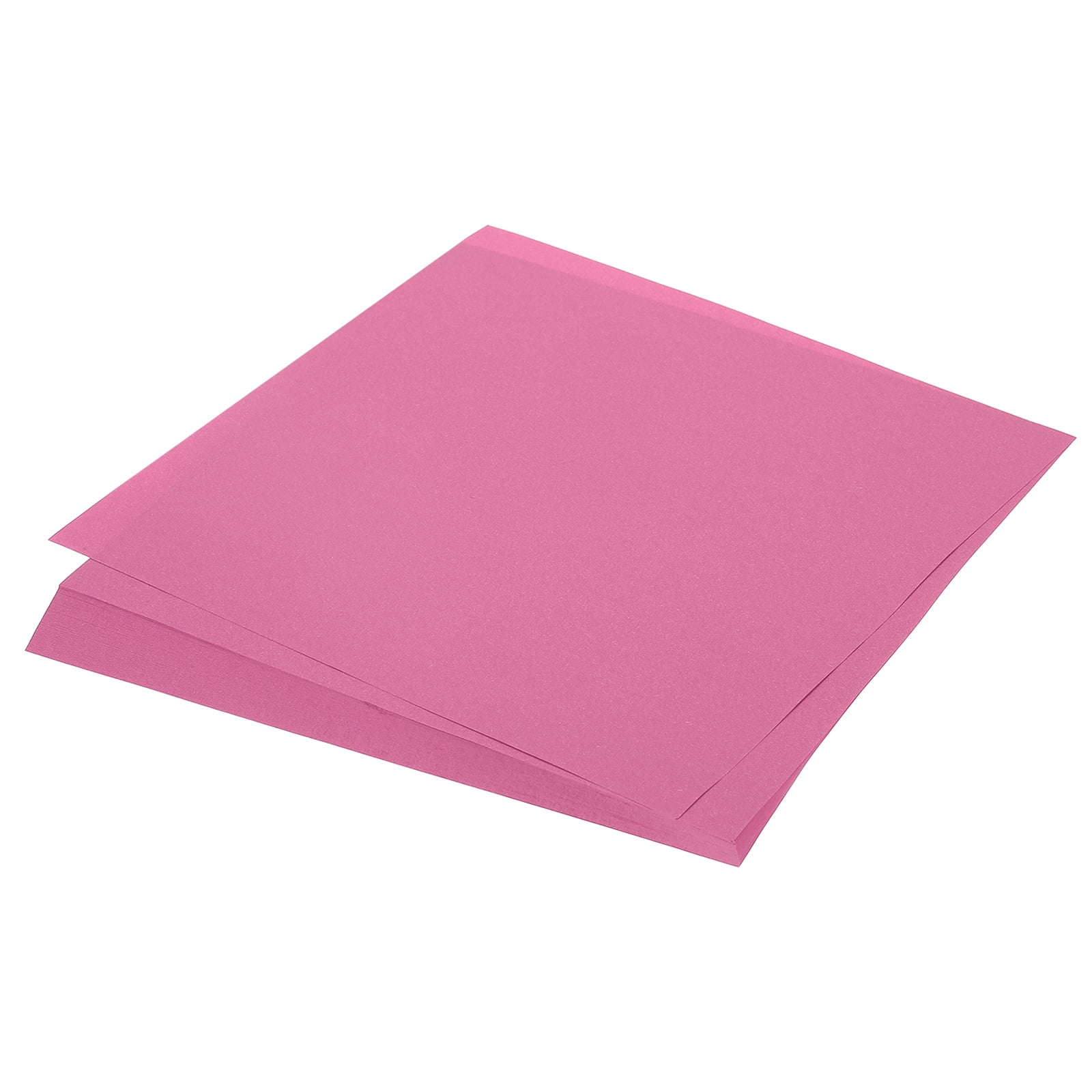 Uxcell 75 Sheets Origami Paper Double Sided 10x10 Inch(25x25cm) 70GSM Origami Paper Square Sheet Easy Fold for Beginners DIY Arts Crafts Projects, Rose Red