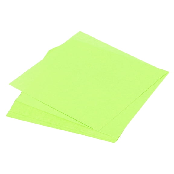 Uxcell 75 Sheets Origami Paper Double Sided 3x3 Inch(7x7cm) 70GSM Origami Paper Square Sheet Easy Fold for Beginners DIY Arts Crafts Projects, Fluorescent Green