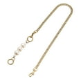 thumbnail image 1 of Uxcell 75cm/29.5" Pearl Purse Chain Strap Handbag Replacement Straps Extender, Bronze, 1 of 5