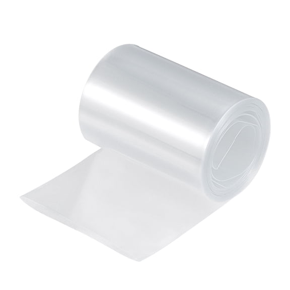 Uxcell 75mm Flat 10ft Clear Heat Shrink Tube Wraps Battery Wrap for Big Battery Pack
