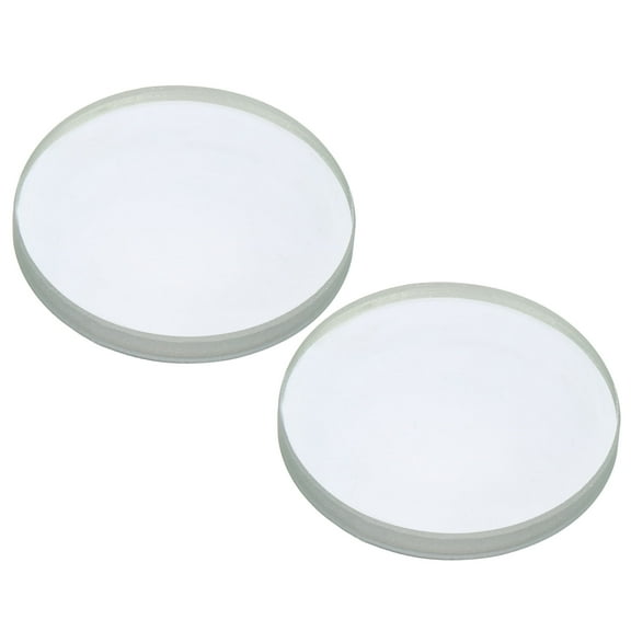 Uxcell 75mm Focal Length Double Concave Lens, 2 Pack 30mm Diameter 4mm Height Glass Optically Lens, Clear