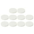 thumbnail image 1 of Uxcell 75mm ID Pipe End Cap Fitting, 10Pcs Furniture Grade Plug Coupling, White, 1 of 5