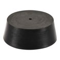 thumbnail image 1 of Uxcell 75mm to 90mm w Hole Rubber Tapered Plug for Lab Home Black, 1 of 5