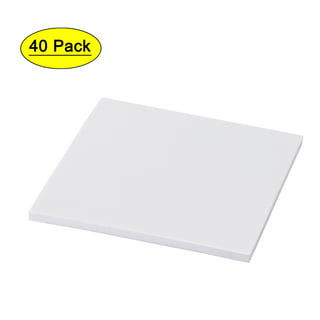 Uxcell 40 x 40 x 1.5mm EVA Foam Square Double Sided Sticky Pads Adhesive  Tape White 100 Pack