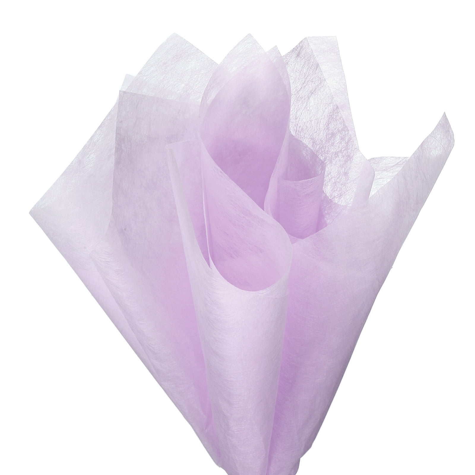 Uxcell 76Sheets Flower Wrapping Paper, 22"x17.7" Cotton Wrapping Flower Tissue Paper Floral Bouquet Wraps for Florist Packaging Arrangement Supplies Gift Packaging, Light Purple