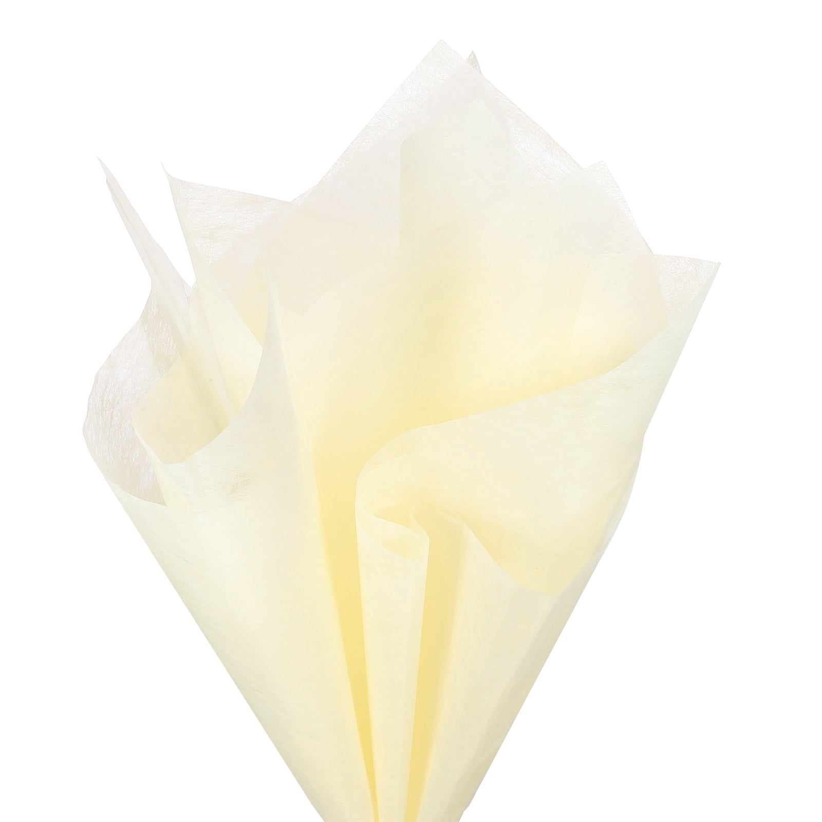 Uxcell 76Sheets Flower Wrapping Paper, 22"x17.7" Cotton Wrapping Flower Tissue Paper Floral Bouquet Wraps for Florist Packaging Arrangement Supplies Gift Packaging, Beige