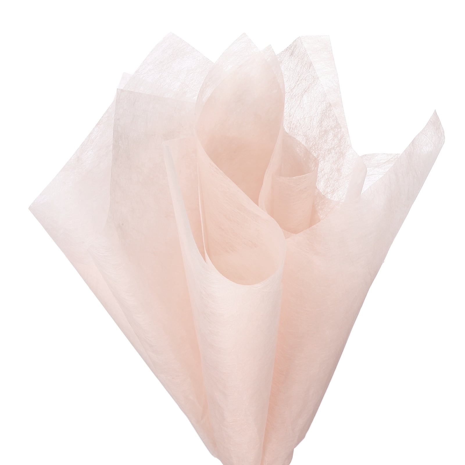 Uxcell 76Sheets Flower Wrapping Paper, 22"x17.7" Cotton Wrapping Flower Tissue Paper Floral Bouquet Wraps for Florist Packaging Arrangement Supplies Gift Packaging, Light Pink
