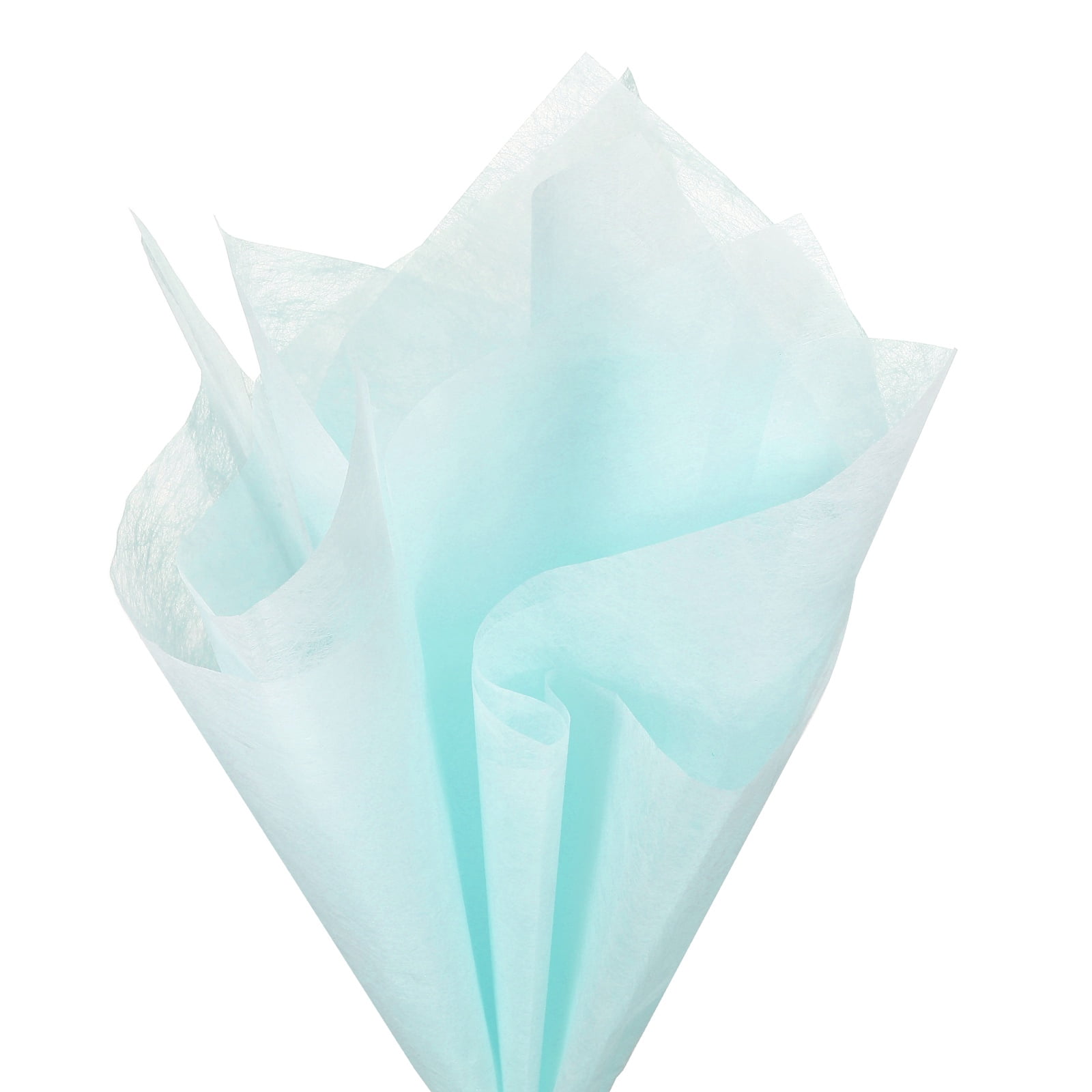 Uxcell 76Sheets Flower Wrapping Paper, 22"x17.7" Cotton Wrapping Flower Tissue Paper Floral Bouquet Wraps for Florist Packaging Arrangement Supplies Gift Packaging, Sky Blue