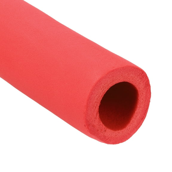 Uxcell 78.7"Length 2.48" ID Pipe Insulation, 1 Pcs 25mm Thickness, Red