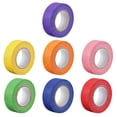 thumbnail image 1 of Uxcell 7Pcs 20mm 0.8 inch Wide 20m 21 Yards Masking Tape Painters Tape Rolls 7 Colors, 1 of 5