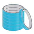 thumbnail image 1 of Uxcell 7Rolls 0.47inch x 9.8feet Glow in the Dark Tape PET Fluorescent Tape, Sky Blue, 1 of 5