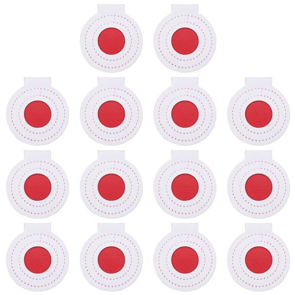 Uxcell Microfiber Bullseye Targets Competition Game Target Shooting Practice Fabric Pad Disc Accuracy Training Tool 7cm