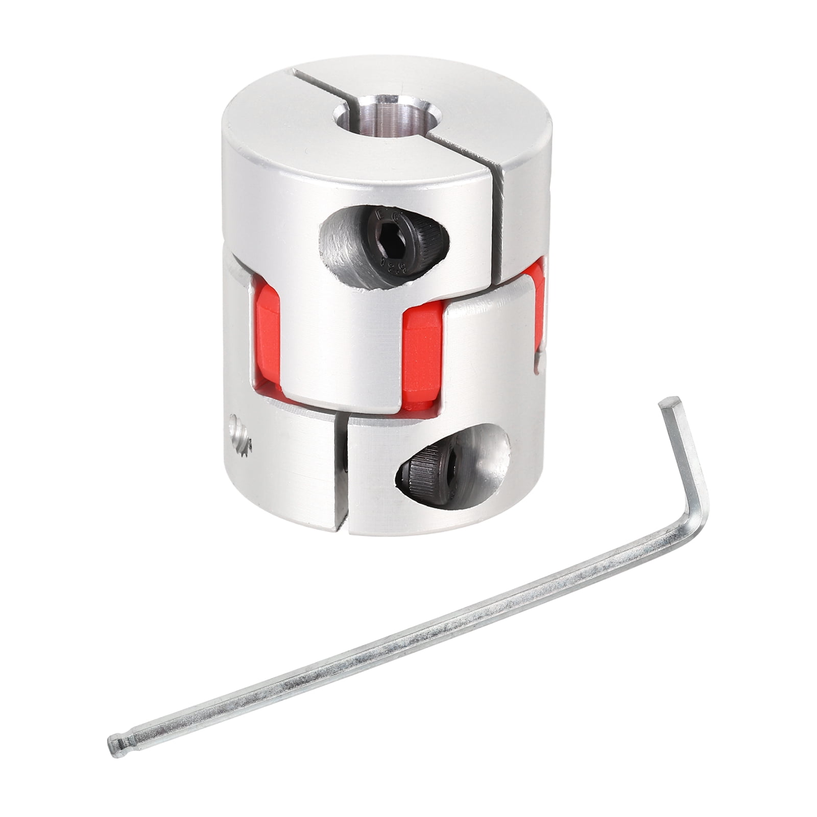 Uxcell 7mm To 7mm Rigid Shaft Coupler – Set Screw Type, L22 X D14 Aluminum Alloy, M4 Screws For Motor/3D Printer/CNC (Golden)