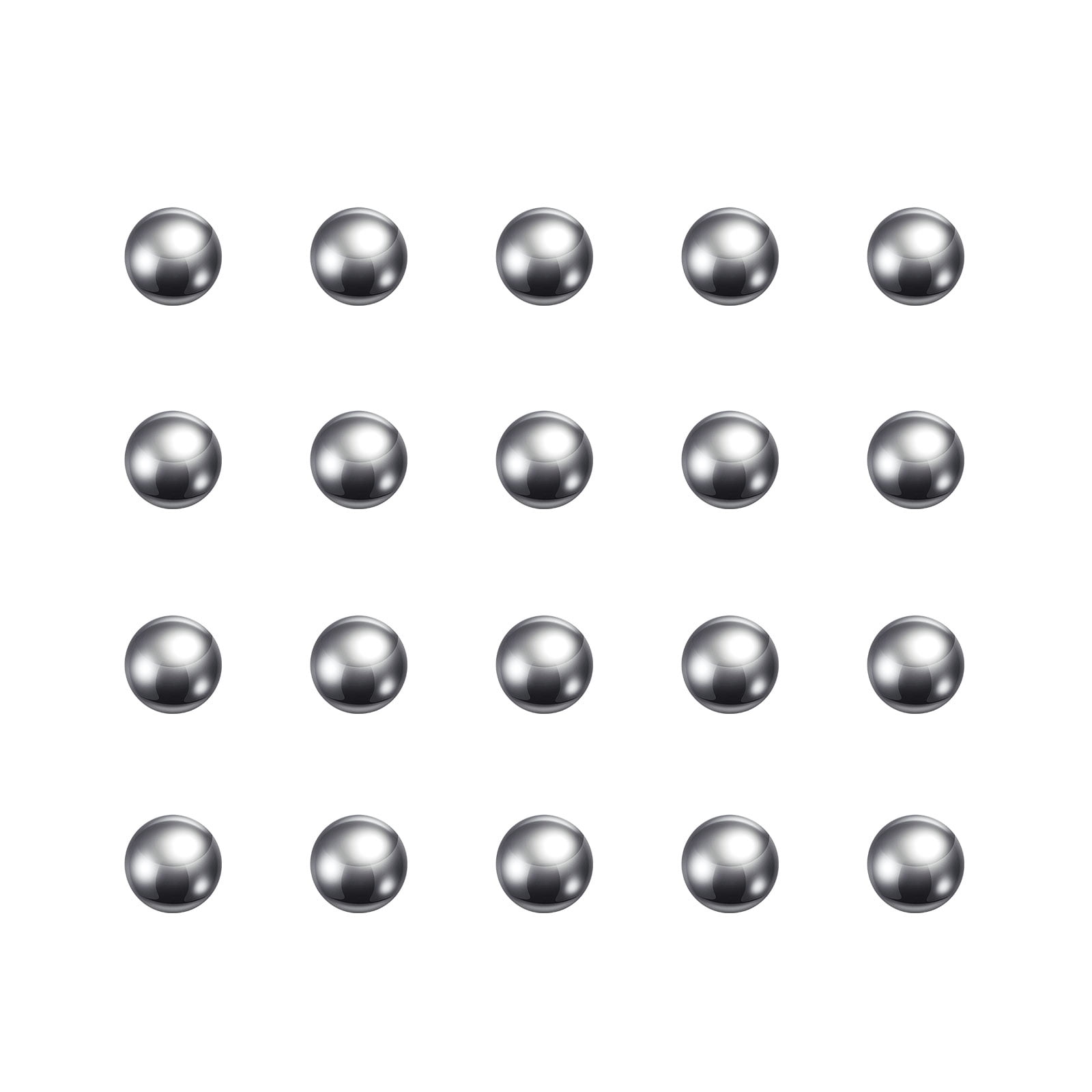 Uxcell 7mm Carbon Steel Bearing Balls Precision Polished 200 Pack