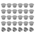 thumbnail image 1 of Uxcell 7 mm Silicone Round Snap Round Arc for Waterproof Plugs Sealed Holes Test Tube Mouth 40 Pcs Grey, 1 of 6