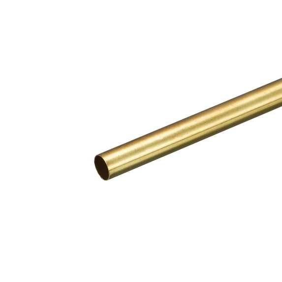Uxcell 7mm OD 0.2mm Wall Thickness 250mm Length Brass Round Tube
