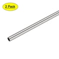 thumbnail image 1 of Uxcell 7mm OD 0.5mm Wall Thickness 250mm Length 304 Stainless Steel Tube 2 Pack, 1 of 6