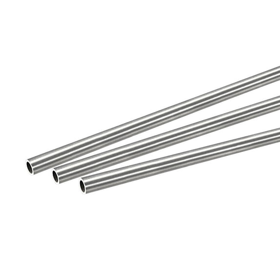 Uxcell 7mm OD 1mm Wall Thickness 250mm Length 304 Stainless Steel Tube 3 Pack
