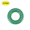 thumbnail image 1 of Uxcell 7mm OD 3mm ID 2mm Width Seal Fluorine Rubber O-Rings Green 10 Pack, 1 of 5
