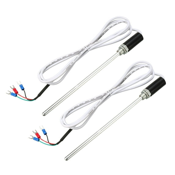 Uxcell 7mmx185mm Probe with 2 Meters Wire Thermocouple Temperature Sensor 2 Pack