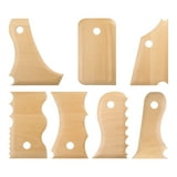 Uxcell 7pcs Pottery Ribs Trimming Tools Pottery Profile Rib Foot ...