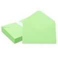 thumbnail image 1 of Invitation Envelopes, Greeting Card Envelopes V-Flap Design for Weddings and Special Occasions Light Green, 1 of 7