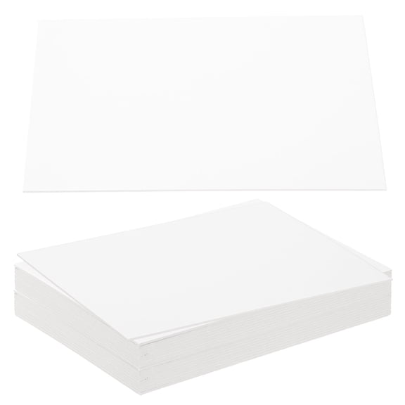 Uxcell 7x5x0.06" Chipboard Sheets, 20Pcs 60PT Thick Book Board Binders Board Sturdy Bookbinding Supplies, White
