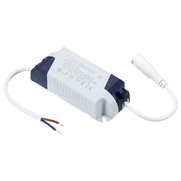 Uxcell 8-12W 300mA LED Driver AC 85-265V Output 24-42V DC Female Connector Transformer 2Pcs