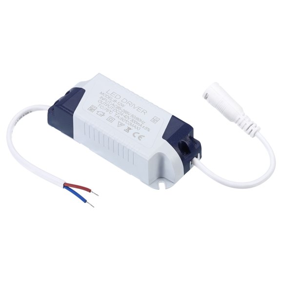 Uxcell 8-12W 300mA LED Driver AC 85-265V Output 24-48V DC Female Connector Transformer