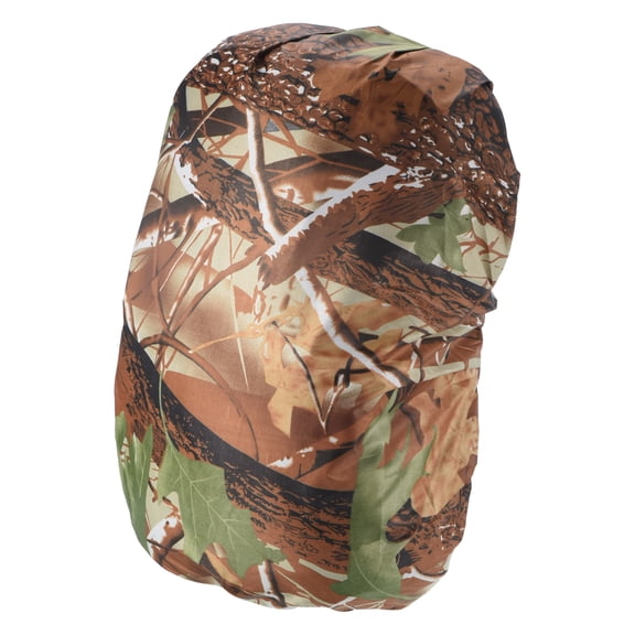 Uxcell 8-15L Waterproof Rucksack Cover, Backpack Rain Cover, XS, Leaf Camo