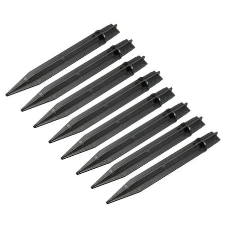 Uxcell 8.2 Inch Landscape Stakes Garden Solar Torch Light Replacement Plastic Ground Spikes 24 Pack