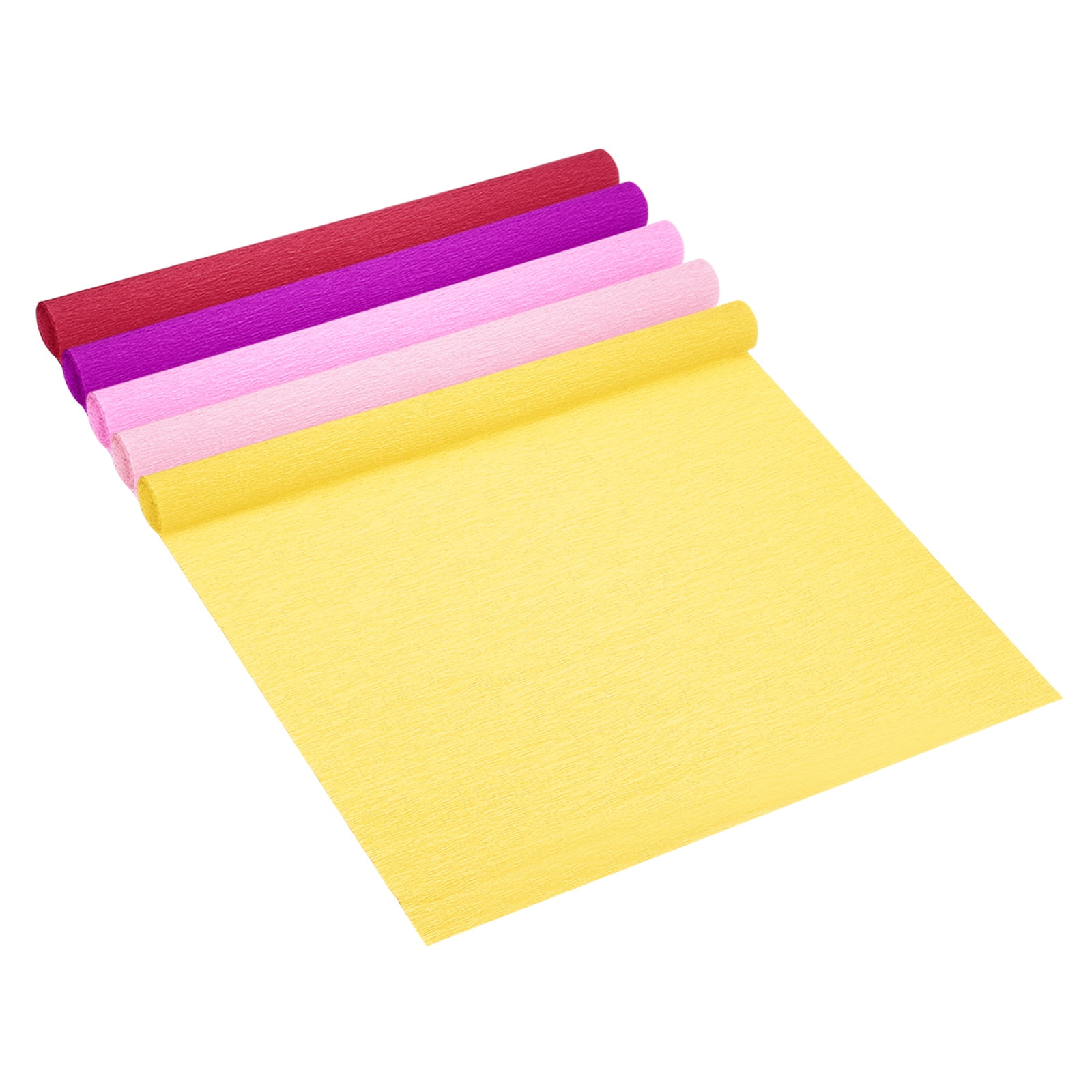 Uxcell 8.2ft Crepe Paper Roll, 5 Roll 20