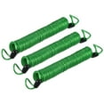 thumbnail image 1 of Uxcell 8.2ft Security Cable Coated Spring Lock Wire Rope Double Loop Steel Green 3Pcs, 1 of 5