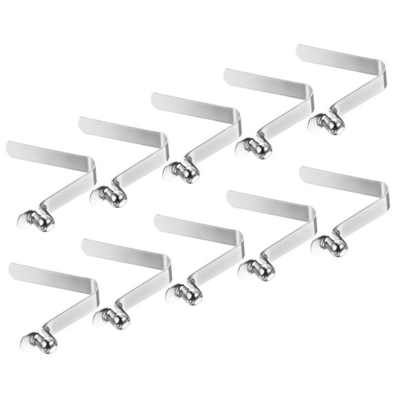 Uxcell 8.2x7mm Kayak Paddle Snaps, Hollow Button Single Pin Lock Tube Spring Clips for Tent Pole, 10 Pack