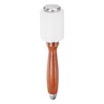 thumbnail image 1 of Uxcell 8.3" Leather Carving Hammer Wooden Handle Nylon Hammer Straight Head, Yellow, 1 of 5