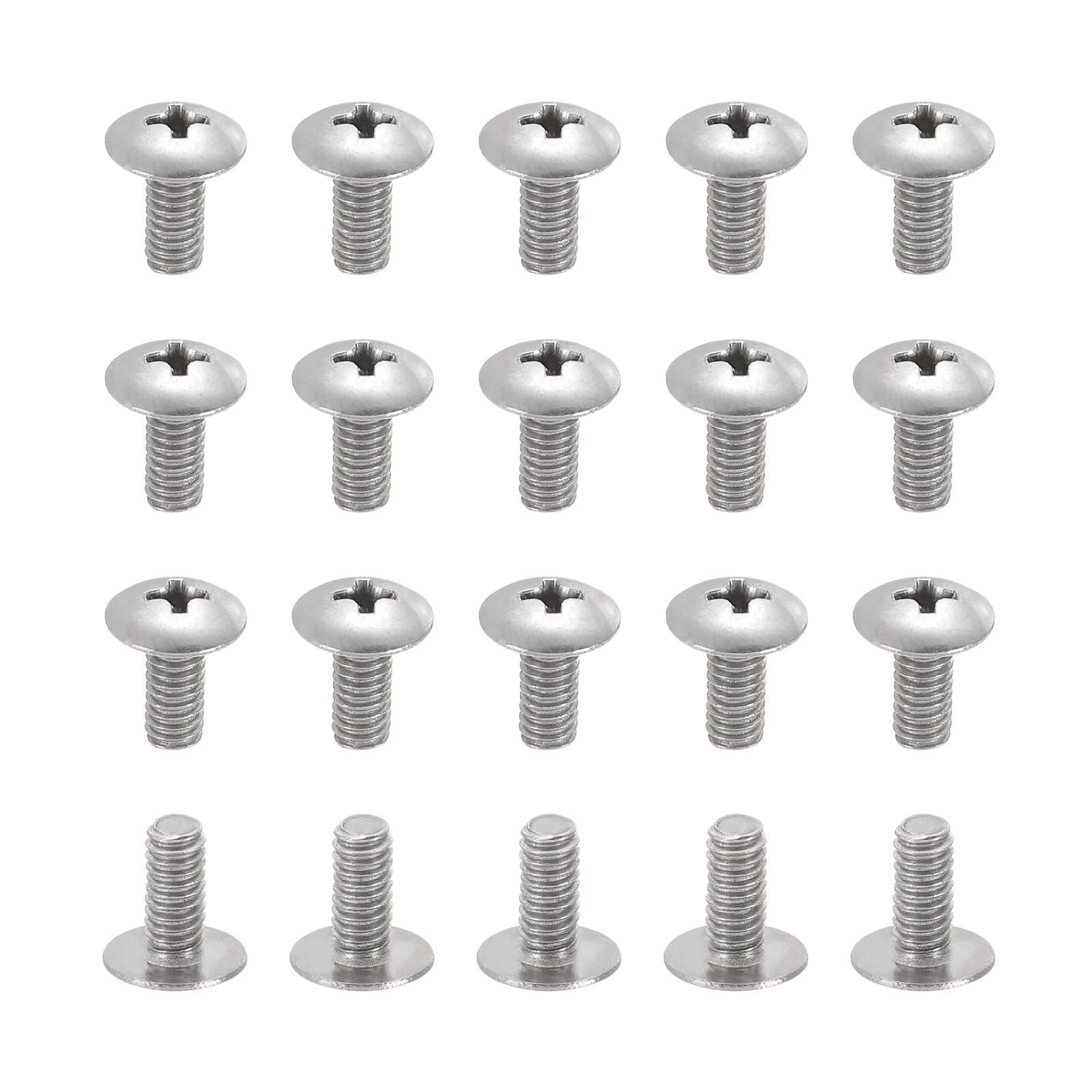 Uxcell 8#-32*3/8" Phillips Truss Head Bolts Screws, 20Pcs for Ceiling Fan Blade