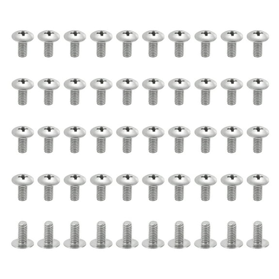 Uxcell 8#-32*3/8" Phillips Truss Head Bolts Screws, 50Pcs for Ceiling Fan Blade