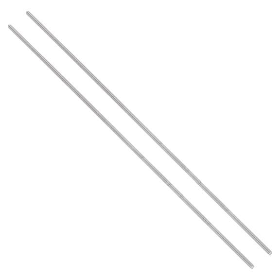 Uxcell #8-32 UNC 304 Stainless Steel Fully Threaded 2Pcs 15.7" Screw Right Hand All Threaded Studs for Clamps Hangers U-Bolts